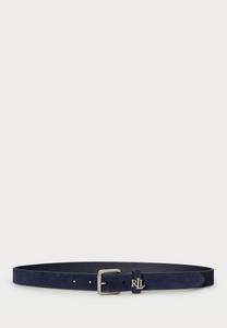 Ремень Lauren Ralph Lauren LOGO KEEPER SUEDE SKINNY BELT, Navy/Dark Blue