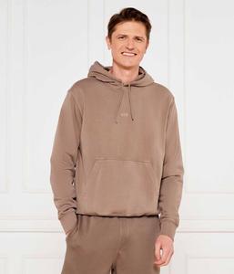 Свитер we_dye_hood Regular fit Boss Orange, коричневый