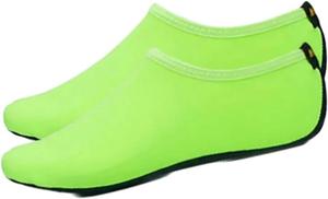 Пляжные водные кроссовки для плавания и дайвинга, противоскользящие, унисекс, носки для воды, сандалии, плоская обувь, кроссовки-носочки Uebherv, зеленый