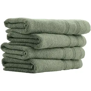 Раскрыто компанией SCHIESSER Полотенца Brooklyn с ненавязчивой каймой в стиле чередующихся рельефов Made in Green Uncover By Schiesser, зеленый
