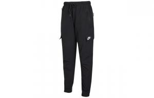 Мужские спортивные штаны Nike с накладными карманами, черный