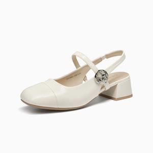 Туфли на высоком каблуке 4 см женские GEMEIQ, Ecru