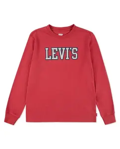 Детская футболка с длинным рукавом 1873 Prep Levi's, красный