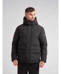 Мужская пуховая куртка EZ Frontier Prime с капюшоном Jack1t, Black/stone