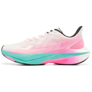 QIAODAN Кроссовки для бега с низким верхом, устойчивые к скольжению, мужские, розовые