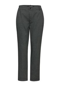 Брюки женские Street One капри в клетку, зеленый