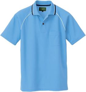 Футболка-поло AITOZ #AZ-50005 с коротким рукавом, антистатическая (унисекс), синий