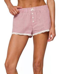 Шорты клетчатые Vaughn Lacey Edikted, розовый