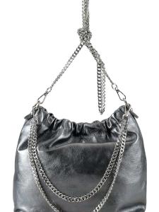 COLLEZIONE ALESSANDRO Сумка кроссбоди 'Chicca' в серебристом цвете