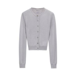 Кардиган Loewe Draped Cardigan 'Light Grey', серый