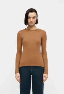 Рубашка с длинными рукавами, окрашенная в цвет кожи Gap, Kola Nut