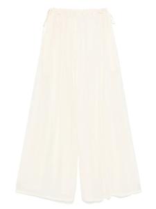 Сетчатые брюки-палаццо Philosophy Di Lorenzo Serafini, нейтральный