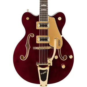 Электрогитара Gretsch Guitars G5422TG Electromatic Classic Hollowbody с двойным вырезом, с тремоло Bigsby и золотой фурнитурой, с отделкой под орех