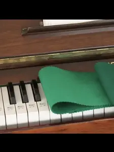 Чехол для клавиш фортепиано из войлока - светло-зеленый Unbranded