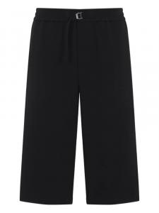 Шорты с поясом AMI Paris, черный