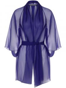 Alberta Ferretti шелковый пиджак, синий