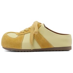 JOSINY Женские закрытые тапочки на резиновой подошве желтые, цвет Yellow