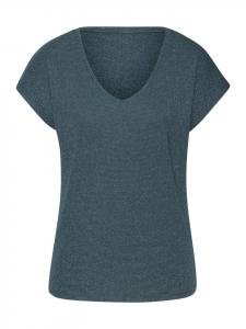 Рубашка с короткими рукавами бирюзового цвета LASCANA