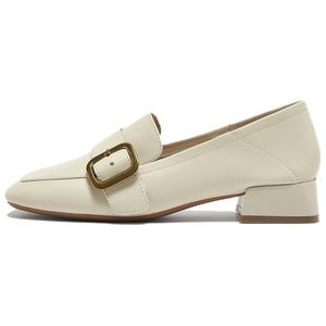 Повседневные однобортные туфли женские BASTO, Ecru