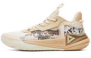 PEAK Баскетбольные кроссовки Guochuang Series, мужские, низкие, пустынно-розовые