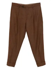 Брюки Chiaia со складками и манжетами Berwich, коричневый