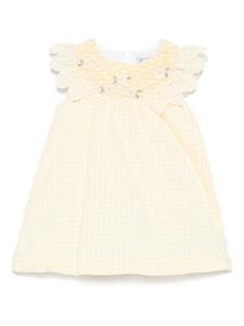 Tartine Et Chocolat платье в клетку гингем, желтый