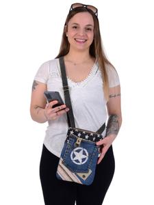 Сумка через плечо Sunsa, Blue Denim