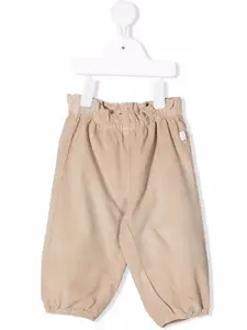 Вельветовые широкие брюки Il Gufo, нейтральный