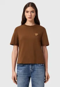 Футболка lover lisa, базовая футболка Allsaints, Cognac Brown