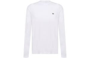 Футболка из хлопка с нашивкой-логотипом EMPORIO ARMANI, белый