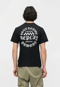 Футболка с принтом Replay, Black