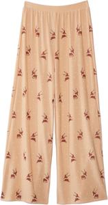 Брюки Chaser Reindeer Snow Wide Leg Pants, цвет Reindeer Snow