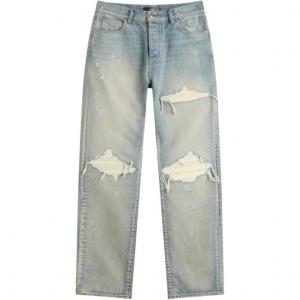 Хлопковые джинсы Amiri, indigo