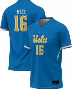Полная сублимированная копия футбольного Джерси UCLA Bruins # 16 True Blue Hailie Mace для взрослых ProSphere