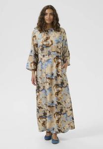 Платье Culture HIZZY GREECE LONG , Brown Blue Splash/Multi-Coloured