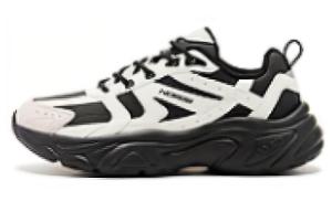 QIAODAN Износостойкие термокроссовки на массивной подошве, женские, черно-белые