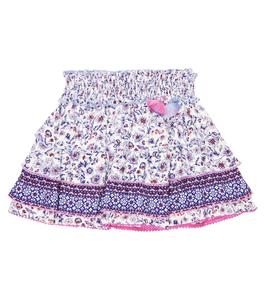 Юбка Ariel с цветочным принтом Poupette St Barth, разноцветный