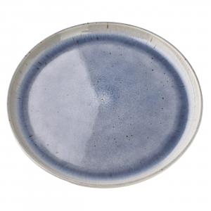 Керамическая тарелка Basic Nature Blue, 26,5x26,5x2,5 см Mondex, синий