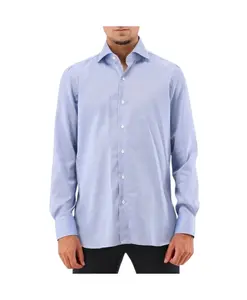 Синяя рубашка Эдуардо Finamore, синий
