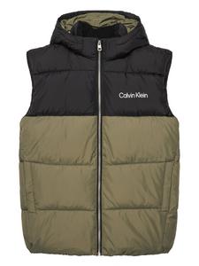 Утепленный жилет regular fit IB0IB02535 D Calvin Klein Jeans, зеленый