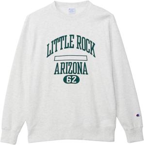 Мужская толстовка Champion BASICC3-C039 с длинным рукавом, изготовленная из хлопка, с графическим принтом, круглым вырезом и надписью USA GROWN, овсяный