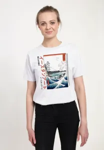 Футболка apoh london hroshige с принтом в виде волн Henry Tiger, White