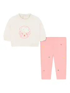 Комплект из топа и легинсов Billieblush, розовый