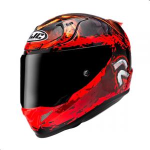 Мотоциклетный шлем HJC RPHA 12 Diablo Blizzard с визором HJ-42 Pinlock, одобрен DOT (MC1, Small)