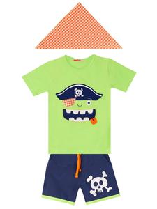 Denokids Спортивный костюм в светло-зеленом цвете