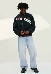 Бочкообразные мешковатые джинсы Bershka, Light Blue