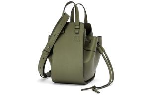 Loewe Сумка-гамак из коровьей кожи, сумка через плечо, сумка-кроссбоди, маленькая женская, темно-зеленая