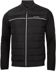 Мужская куртка-бомбер Lincoln Bomber с застежкой-молнией и легким кроем для гольфа Calvin Klein, Black