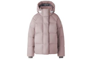 Женский пуховик Canada Goose, светло-розовый