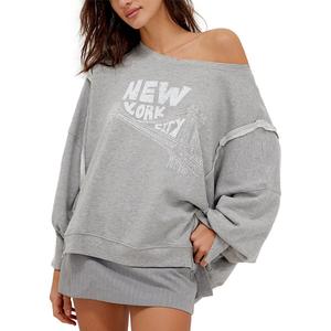 Графитовый свитшот Camden Free People, цвет new york combo